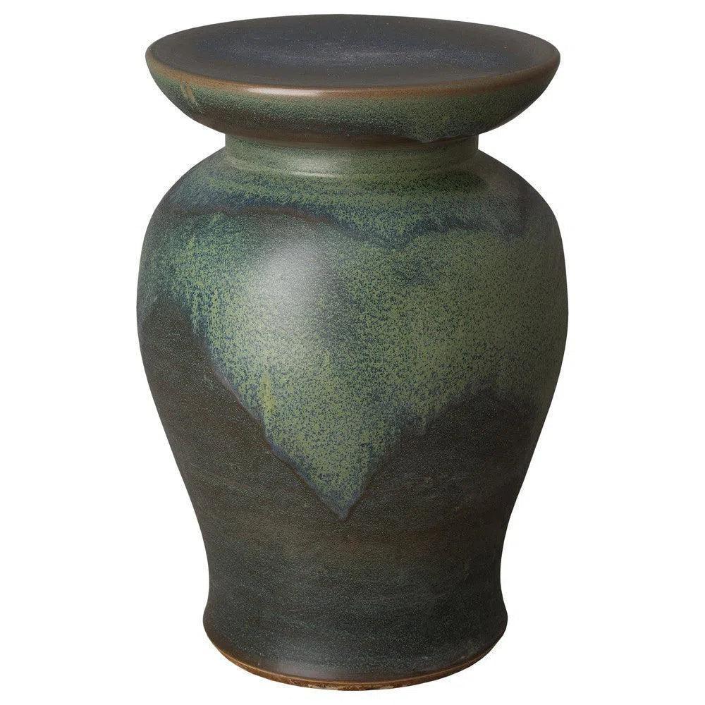23 in. Ceramic Outdoor Garden Stool