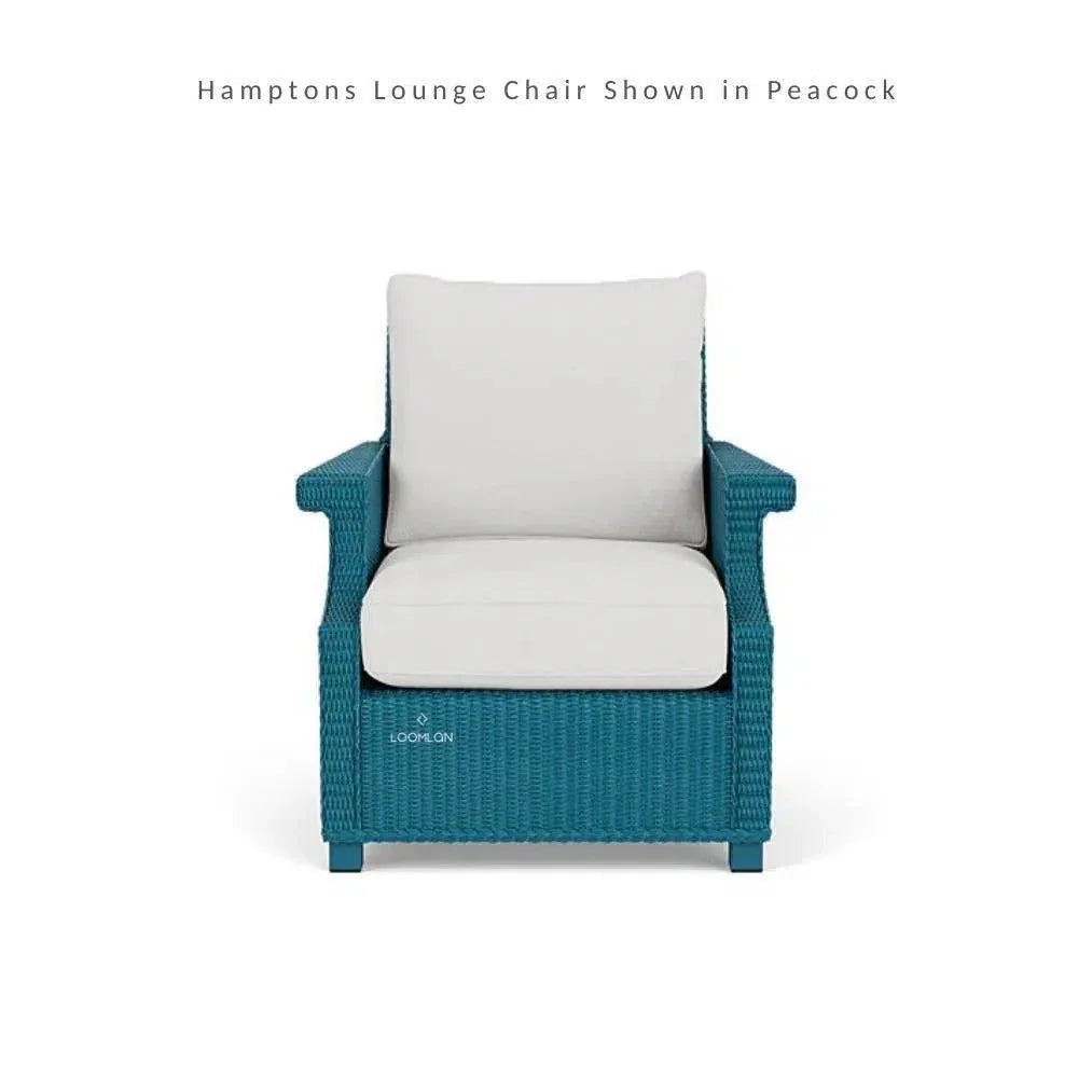 Hamptons Outdoor Furniture Wicker Lounge Chair