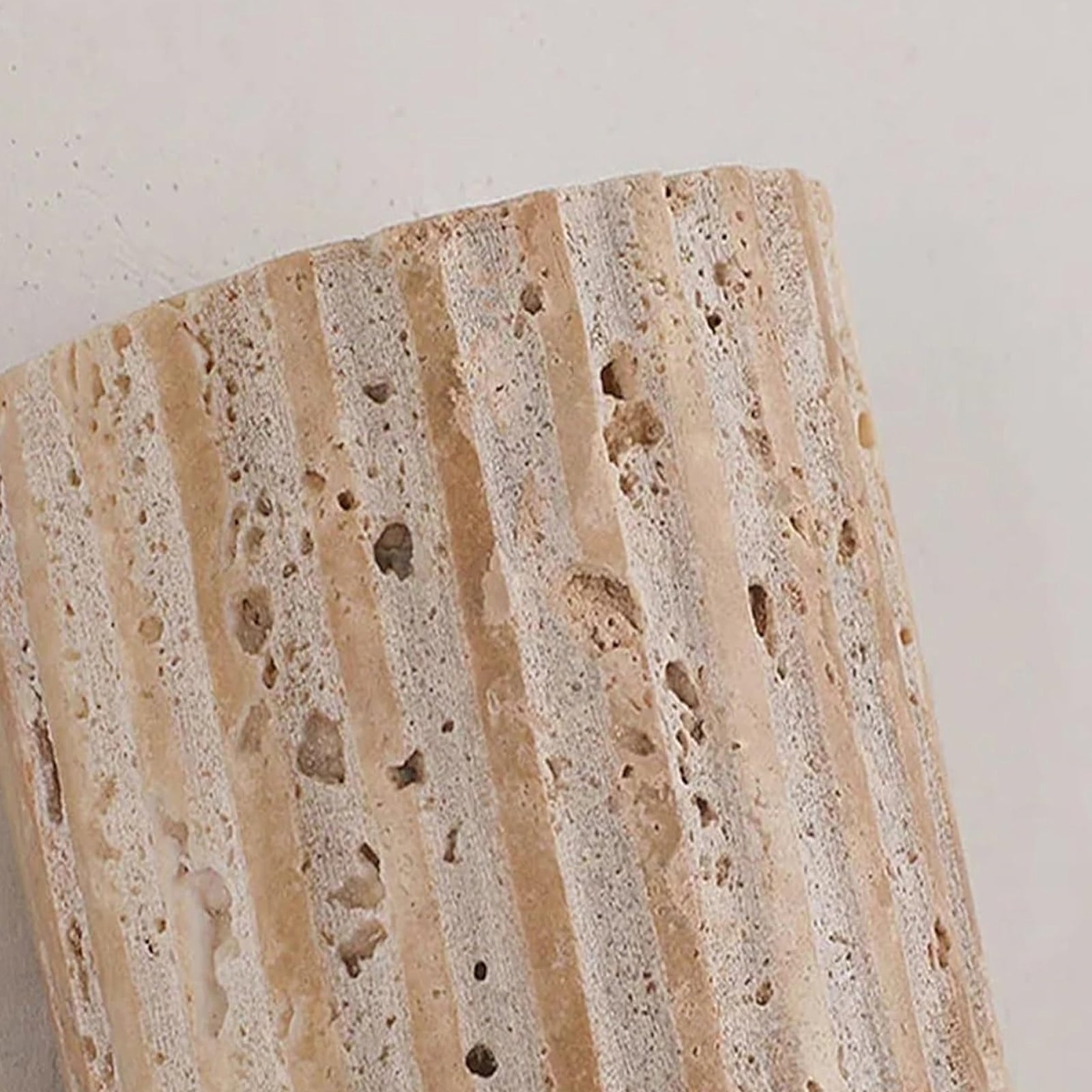 Travertine Outdoor Garden Wall Lamp