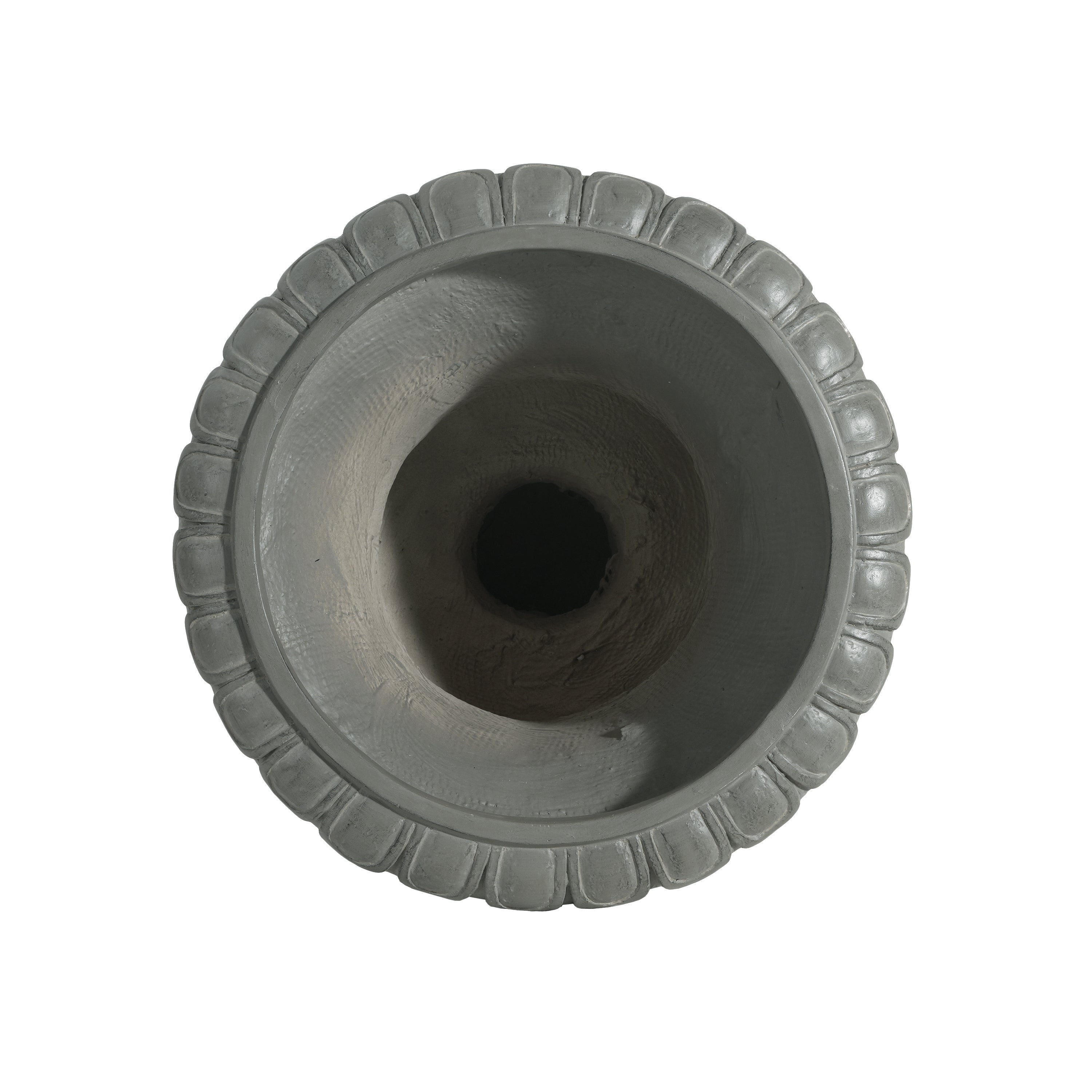 Outdoor Garden Urn Planter, Gray