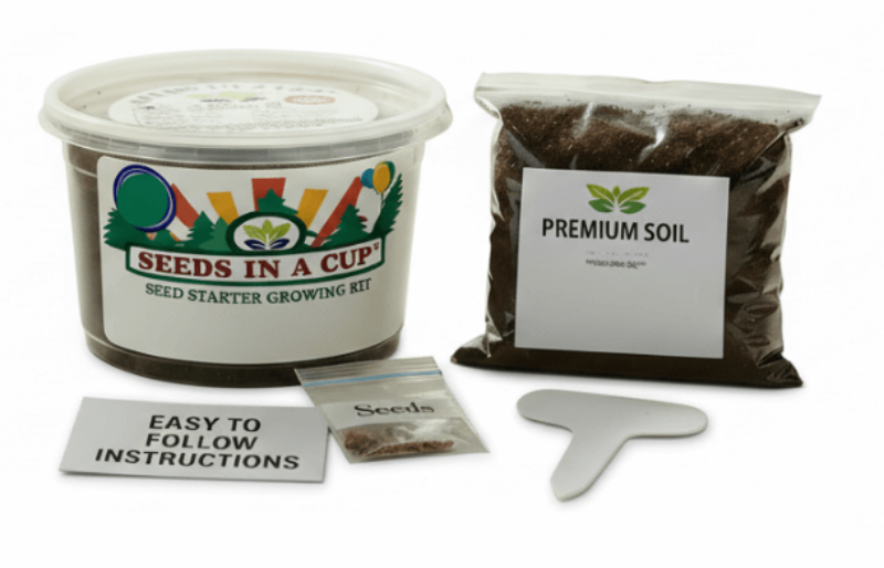 Vegetable & Herb Grow Kits All-in-One Indoor & Outdoor Garden Starter Kit